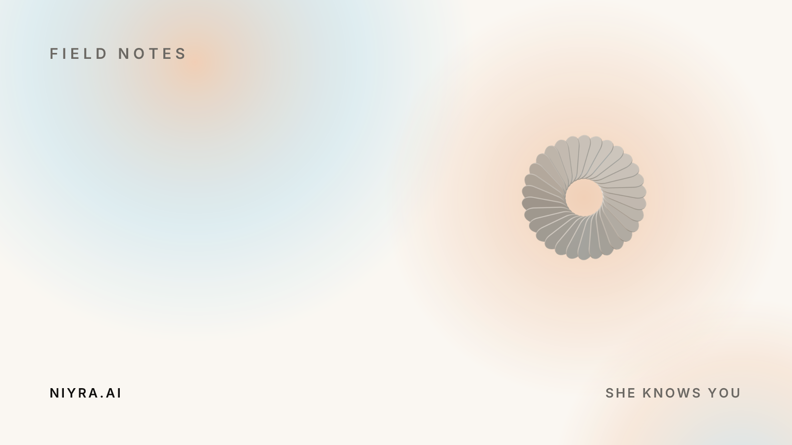 Niyra brand artwork for "An AI assistant that ignores your location is flying blind"