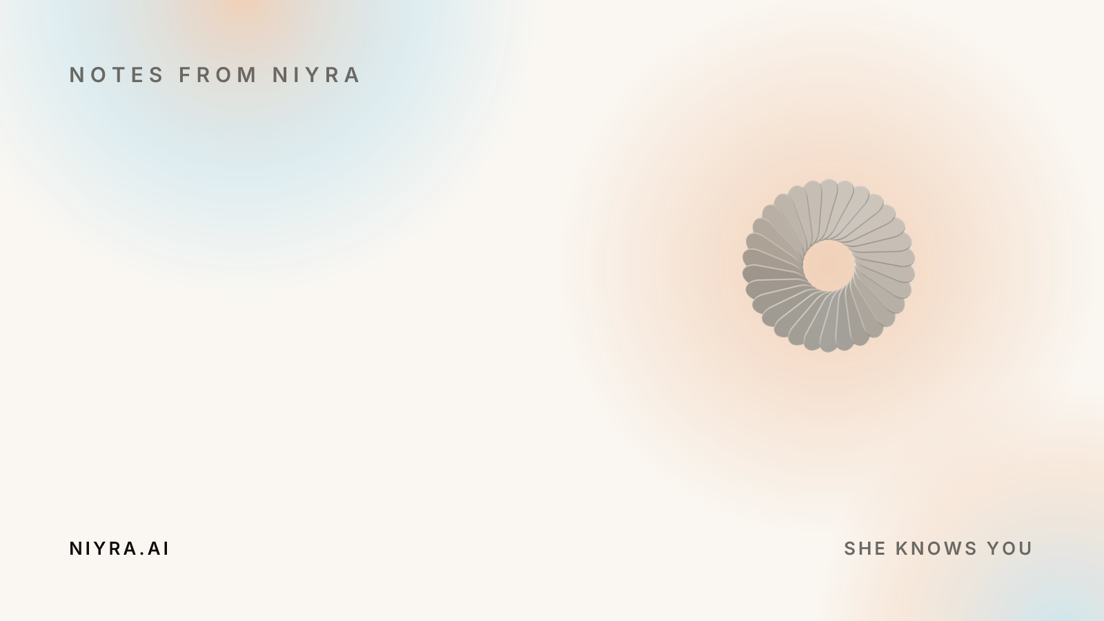Niyra brand artwork for "Shipping MCP server mode, Niyra as a tool other agents can use"