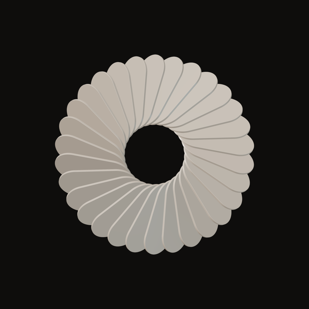 Orb on warm-black